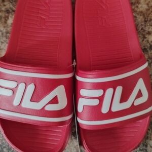 Fila Red Kids Sandals